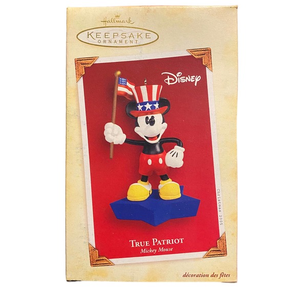 Hallmark Other - NIB Disney Hallmark Ornament True patriot Mickey Mouse